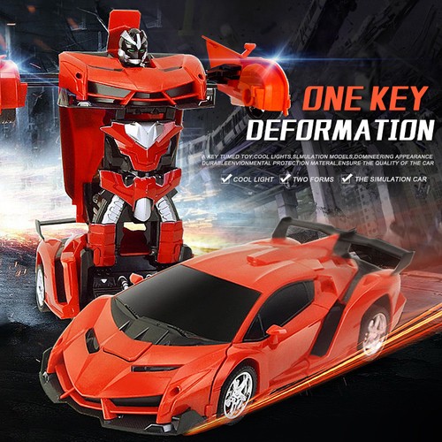 2in1 Transforming RC Car Transforming Driving Sports Cars Transformation Robots