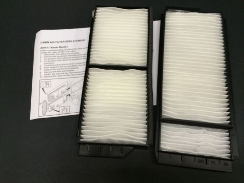 Set of 2 Mazda 3 5 Sport Cabin Air Filter CE49-61-J6X w/ Instructions FREE SHIP 