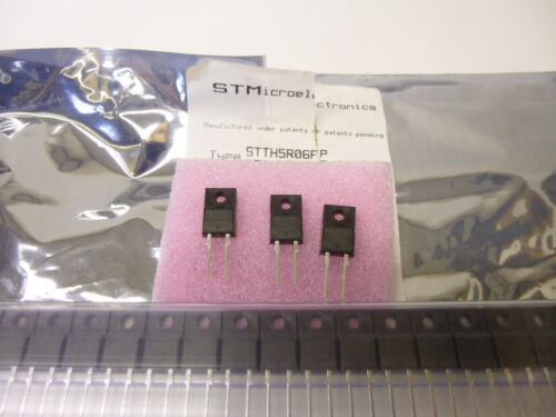 5 unidades/5 pieces stth 5r06fp Ultrafast High Voltage Rectifier 5a 600v 40ns 