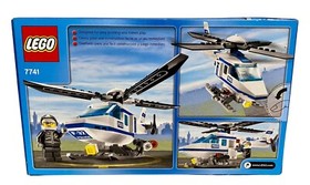 Lego CITY Set 7741 POLICE HELICOPTER & OFFICER PILOT- Retired/HTF NEW SEALED 🔥