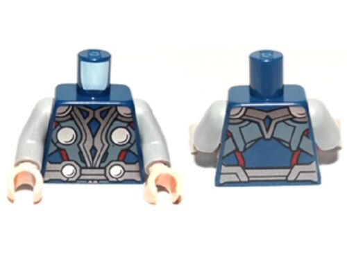 Lego Super Heroes Minifigure body Torso Thor MARVEL Minifig Part 6869 6868