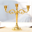 3/5 Arms Metal Crafts Candelabra Alloy Candle Holder Stand Wedding Home Decor 