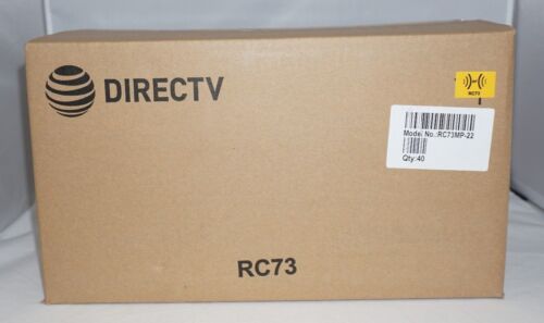 forty New DIRECTV RC73 RF//IR Remotes W// Batteries DTV Case of 40