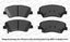 OE Replacement 2013 2014 Fits Hyundai Elantra Coupe Rotors Ceramic Pads F