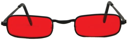 RED AND BLACK VAMPIRE GLASSES HALLOWEEN COSTUME DRESS ACCESSORY ELS82601
