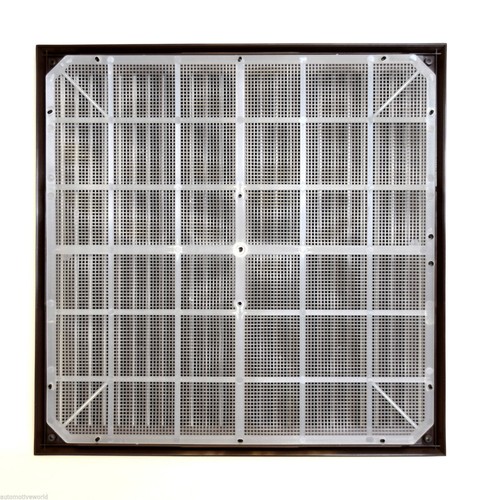 Griglia AERAZIONE Marrone 350mm x 350mm con schermo Fly Ventilazione Cover 14/" x 14/"