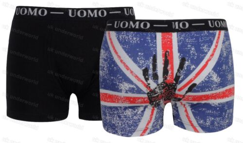 1 Pair Mens Great Britain Print Design Boxer Shorts Trunks Pants Underwear