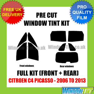 CITROEN C4 PICASSO 2006-2013 FULL PRE CUT WINDOW TINT