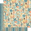 2 scrapbooking papers BEACH KIDS SAND Graphic45 SPLISH SPLASH 12x12 Dbl-Sided