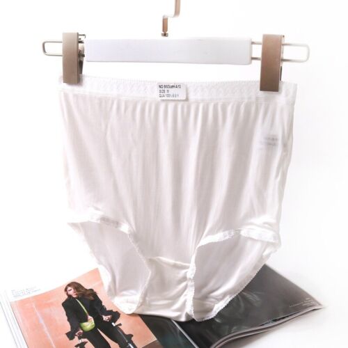 Details about  / Women Silk Lace Underwear Briefs Pantie High Waist Stretch Lingerie Knicker Cosy