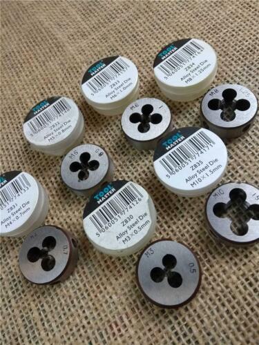 M6 M5 M4 M8 OR M10 CLEARANCE LOT METRIC MALE THREAD CUTTING DIE CHOICE OF M3 