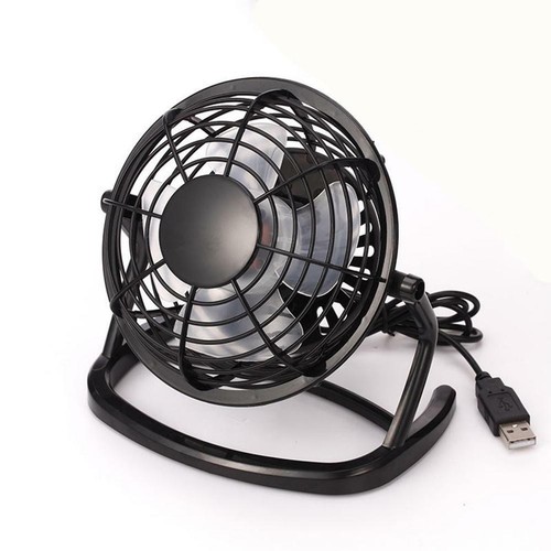 Mini Desktop Plastic USB Plug Cooler Cooling Electric Fan With Key Switch AE