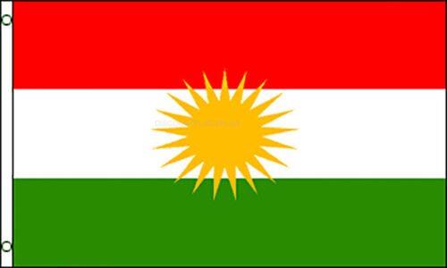 Kurdistan International 3x5 Polyester Drapeau 