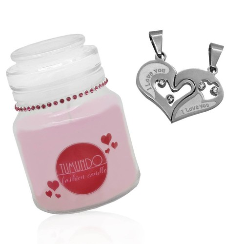 Schmuckkerze Valentinstag Liebe Duftkerze Herz Anhänger Tumundo Fashion Candle