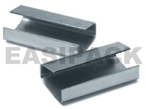 Hand Pallet Banding Strapping Metal Seals semi-open 12mm x 25mm 