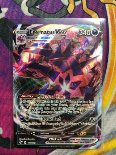 Eternatus Vmax 117//189 Darkness Ablaze Pokemon Card Holo Full Art Ultra Rare NM