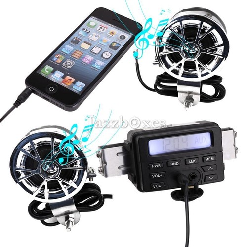 FM Radio Music Player MP3 Speakers For Harley Davidson Sportster 1200 883 1000