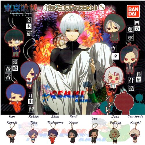 Tokyo Ghoul Anime Mascot PVC Rubber Charm Keychain ~ Shu Shuu Tsukiyama @94248 