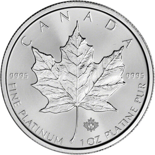 2021 Canada Platinum Maple Leaf 1 oz $50 BU 