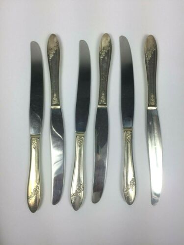 Details about  / Lot of 6 Oneida Community Tudor Plate Queen Bess II Knives Hollow Handle 9 3//8/"