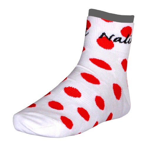 NALINI pro pois cyclisme-COOLMAX Chaussettes Blanc