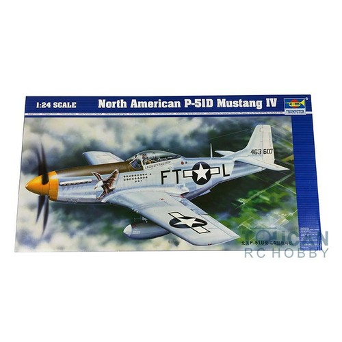 Trumpeter 02401 1//24 American P-51D Mustang Warplane Fighter Warcraft Model Kit