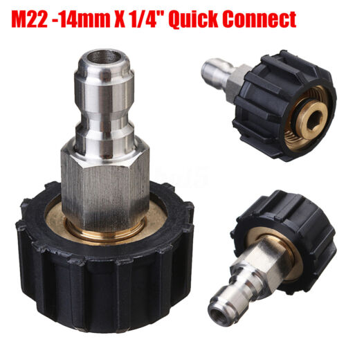High Pressure Washer Quick Connect M22-14mm X 1/4 Inch Quick Connect  ! 
