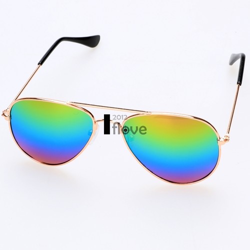 Retro Fashion Children Kids Boys Girls Students Aviator Sunglasses Eyewear UV400