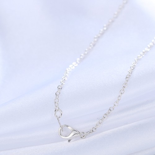 Orchid Flower with Pearl Pendant Necklaces Long Chain Collars Necklace for Women