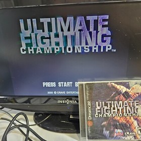 Ultimate Fighting Championship (Dreamcast, 2000) Game Case Manual Registration