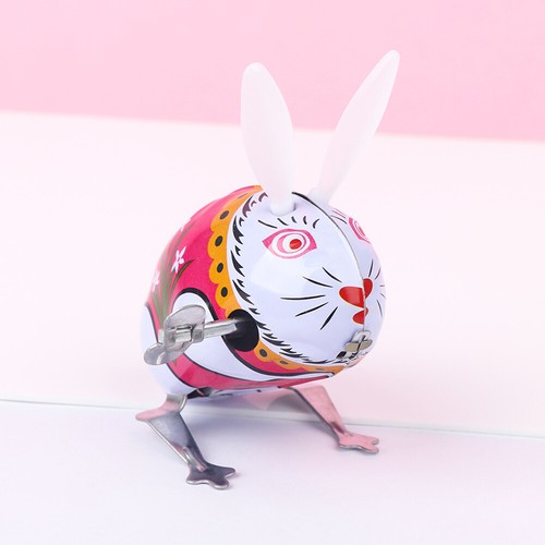 Vintage Cartoon Rabbit Animal Clockwork Toys Wind Up Toys Children Kid Gifts