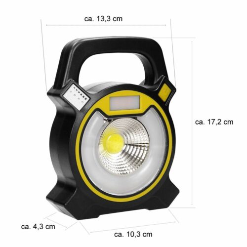 Dunlop multi lámpara 5 funciones cob SMD LED 250 lúmenes sos luz lámpara de trabajo