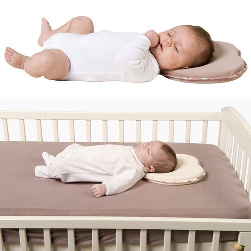 Baby Kids Soft Pillow Memory Foam Prevent Flat Head Anti Roll Support 2019 R6G2W