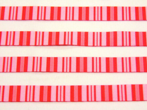 Bar Code Stripe neck strap lanyard for ID keys etc Navy or Red//Pink Free UK Post