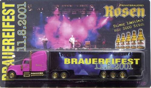 Brauereifest 2001 Nr.10A Rosenbrauerei Nr.28 Freightliner FLD 120 SZ+KW 45 €