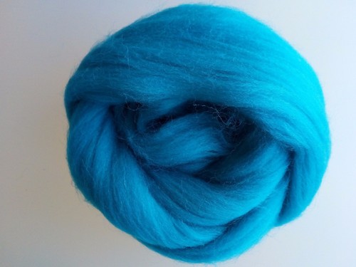 Dark Turquoise* 100/% Merino Wool Roving Tops for Needle and Wet Felting 50 g