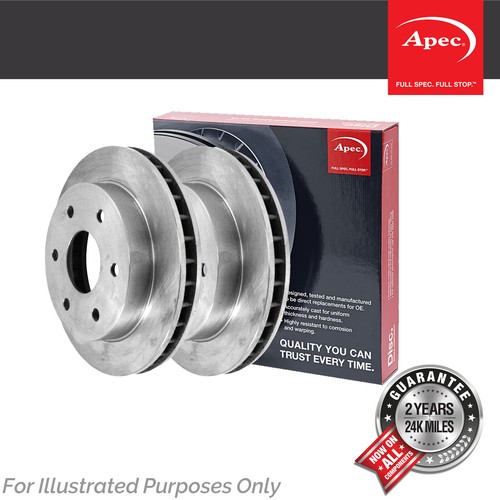 Fits Mazda 3 Skyaktiv-G 120 GENUINE OE QUALITY APEC Avant Ventilé Disques de frein Set