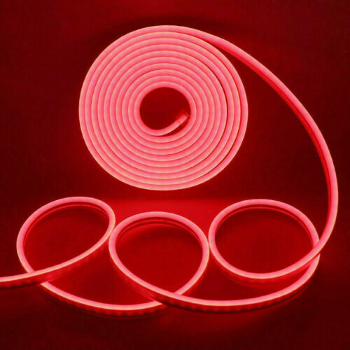 DC12V SMD2835 Flexible LED Strip Waterproof Neon Lights Silicone Tube 1-10m Lamp 