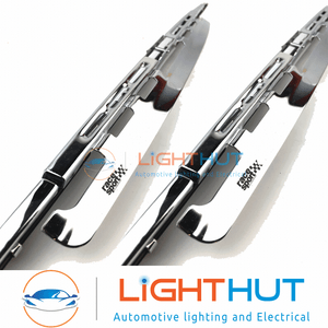 2 x Stainless Steel Chrome Delica L400 Windscreen Wipers Blades /"U/" Hook Fitment