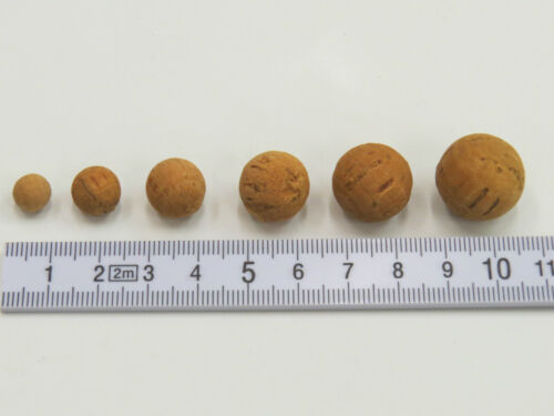 Kork Korkkugeln Cork Balls Karpfenangeln Grundangeln Carp Köder  8 mm bis 18 mm 