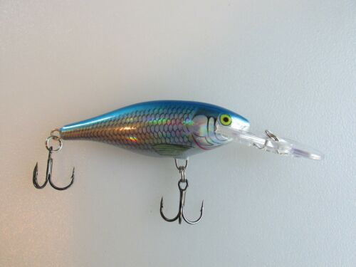 Lot #3502 Rapala Holographic Shad Rap SR-7 HBSH Color New Out Of Package 
