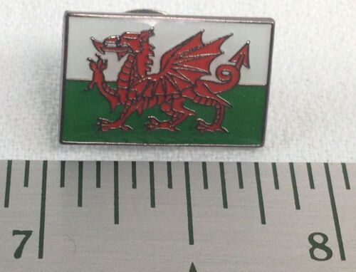 United Kingdom UK Imported Enamel Pin England Welsh Wales Flag