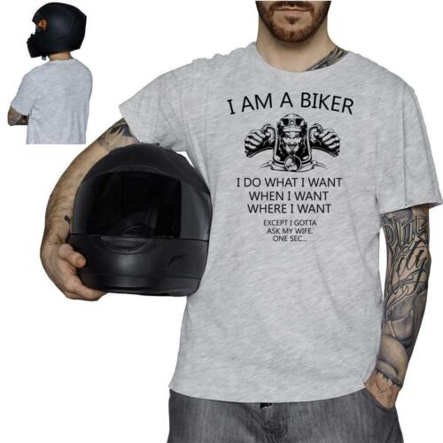I am a biker Funny  Motorcycle Motorbike Biker Rider T-Shirt Gift him 10 