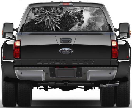 Black Panther B//W Window Graphic Decal Sticker Truck SUV Van Car