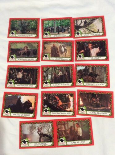 Details about  / Robin Hood Prince of Thieves Trading Cards Complete Set 55 cards 9 stickers 1991