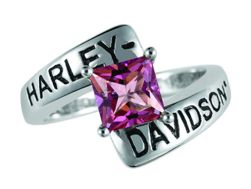 Harley Davidson Pink Topaz Ring by The Franklin Mint 