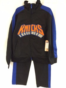 Boy's Kids NBA Authentic UNK New York Knicks Sweat Suit Set Hoodie Pants 4 5/6 7 | eBay