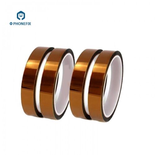 5 Rolls 10mm 100ft High Temperature Heat Resistant Kapton Polyimide Tape 33m