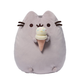 Neu 23cm Pusheen The Cat Pusheen With Ice Cream Plush Soft Toy Stock 2021 Hot
