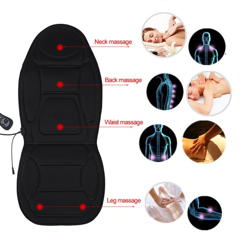 Beheizte Rückenmassage Sitzauflage Stuhl Massagegerät Kissen Lenden-Heizkissen
